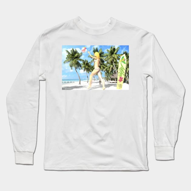 Aloha 3 Long Sleeve T-Shirt by Andrea Matarazzo